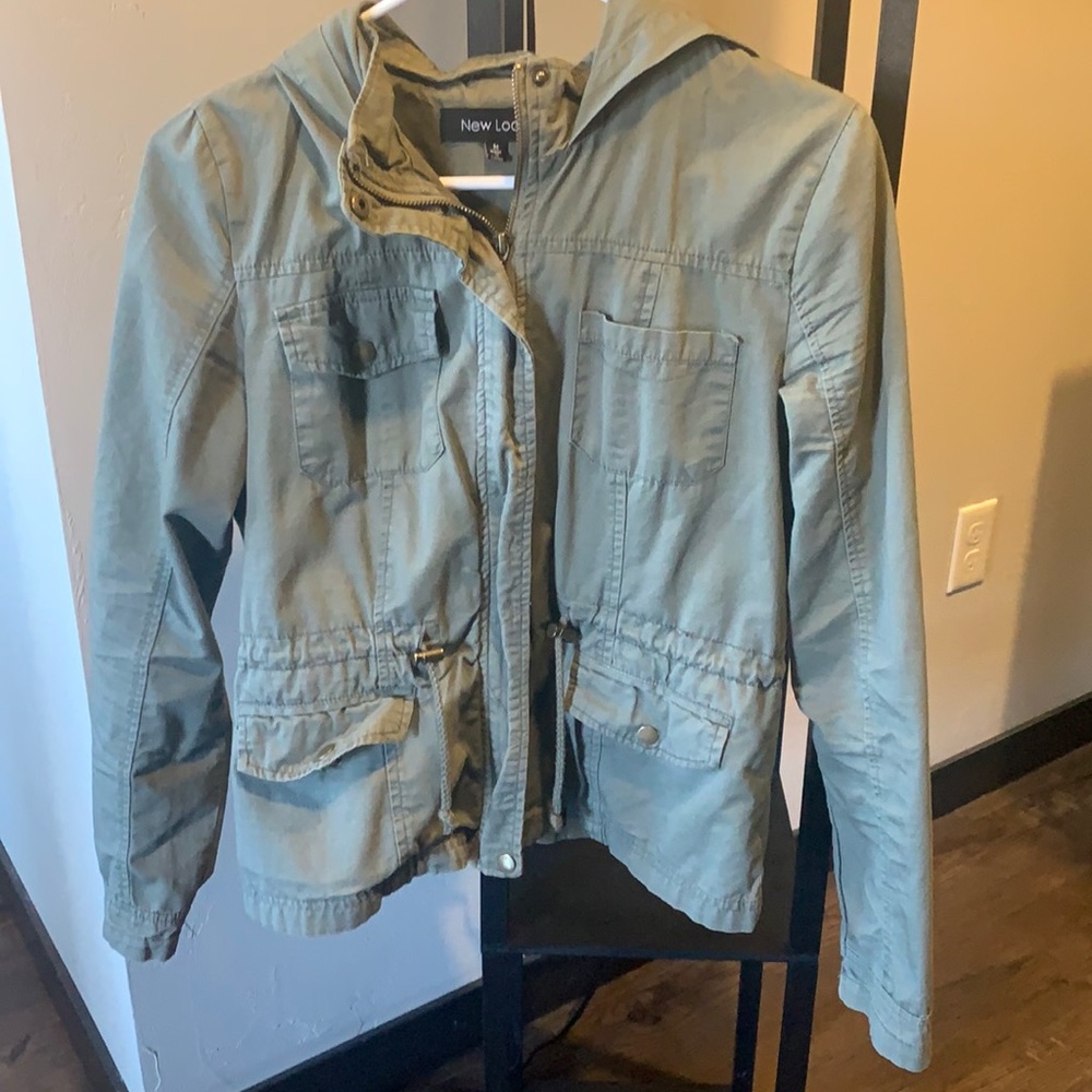 Army green jacket